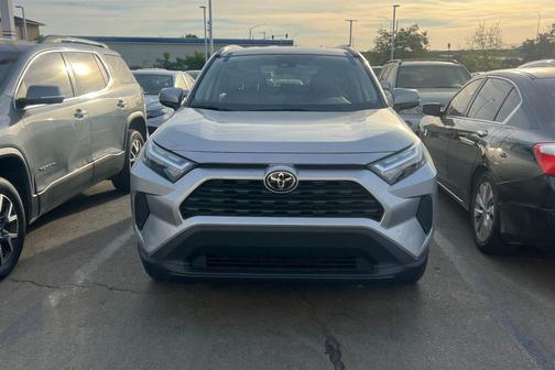 Silver Sky Metallic 2025 Toyota RAV4 Hybrid XLE