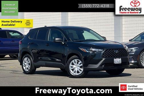 Jet Black 2023 Toyota Corolla Cross L