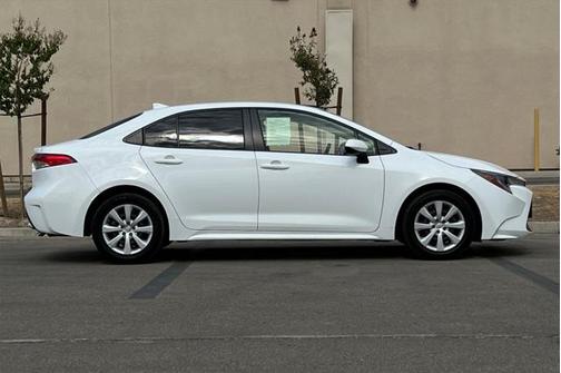 White 2022 Toyota Corolla LE