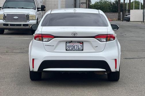 White 2022 Toyota Corolla LE
