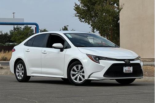 White 2022 Toyota Corolla LE