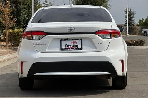 White 2022 Toyota Corolla LE
