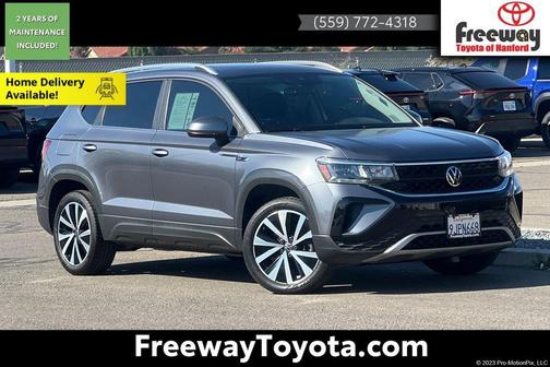 Platinum Gray Metallic 2023 Volkswagen Taos 1.5T SE