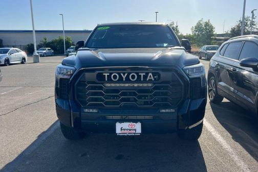 Midnight Black Metallic 2025 Toyota Tundra Hybrid TRD Pro