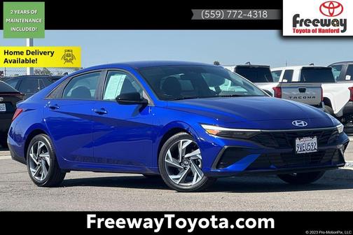 Intense Blue 2025 Hyundai ELANTRA Sport