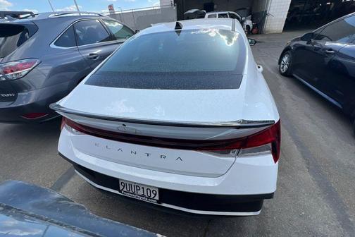 Serenity White 2025 Hyundai ELANTRA Sport