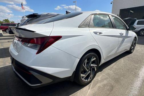Serenity White 2025 Hyundai ELANTRA Sport