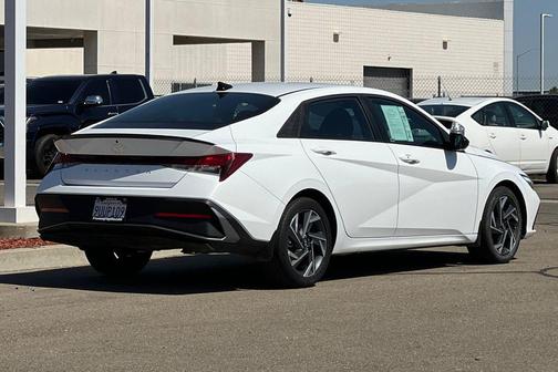 Serenity White 2025 Hyundai ELANTRA Sport