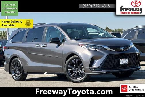 Predawn Gray Mica 2021 Toyota Sienna XSE 7 Passenger