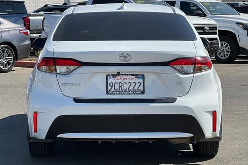 White 2022 Toyota Corolla LE
