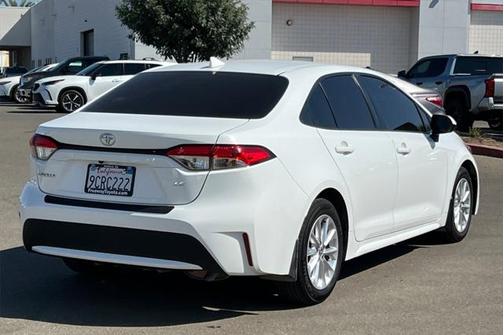White 2022 Toyota Corolla LE