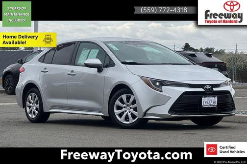 Classic Silver Metallic 2025 Toyota Corolla LE