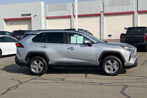 Silver Sky Metallic 2025 Toyota RAV4 Hybrid XLE