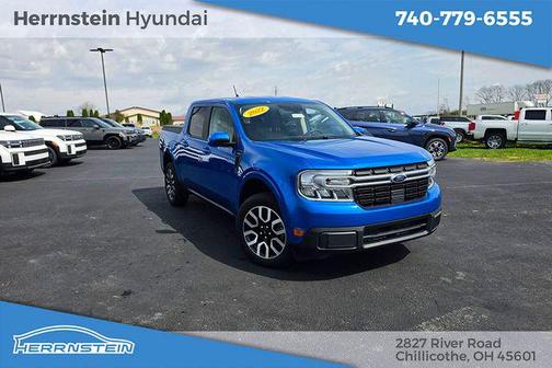 Blue Metallic 2022 Ford Maverick Lariat Truck