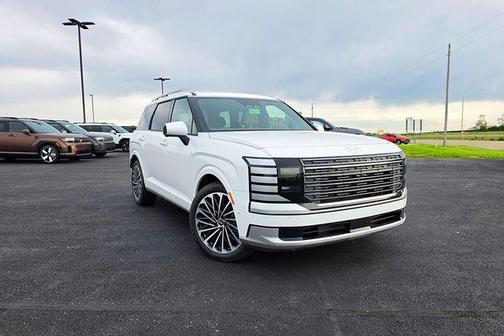 Creamy White Pearl 2026 Hyundai Palisade Hybrid Calligraphy