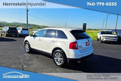 White Platinum Clearcoat Metallic 2013 Ford Edge Limited