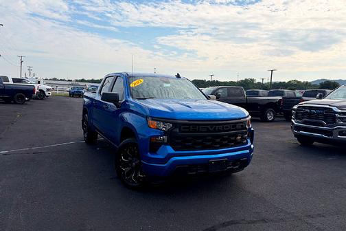 Glacier Blue Metallic 2022 Chevrolet Silverado 1500 Custom