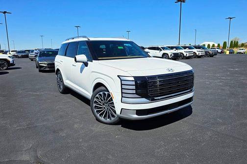 Creamy White Pearl 2026 Hyundai Palisade Hybrid Calligraphy