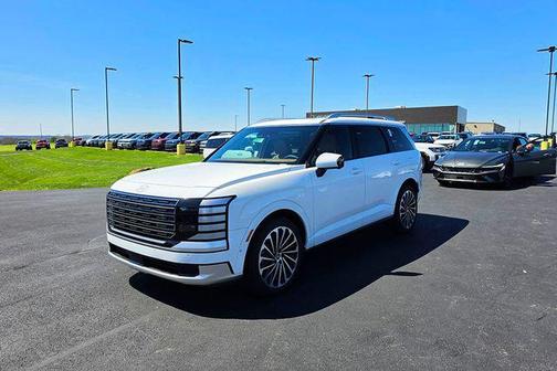 Creamy White Pearl 2026 Hyundai Palisade Hybrid Calligraphy