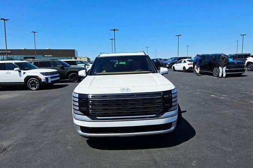Creamy White Pearl 2026 Hyundai Palisade Hybrid Calligraphy