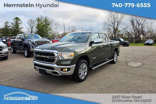 Olive Green Pearlcoat 2021 RAM 1500 Big Horn/Lone Star