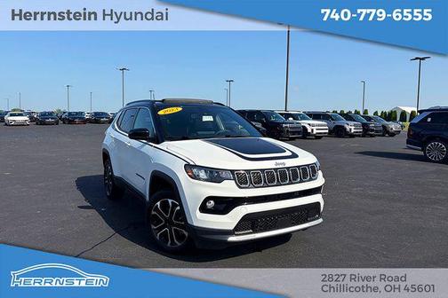 Bright White Clearcoat 2023 Jeep Compass Limited