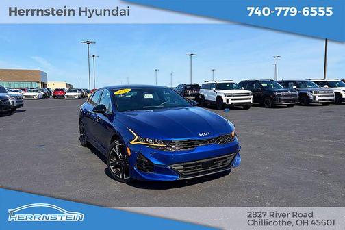 Sapphire Blue 2023 Kia K5 GT-Line