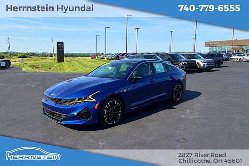 Sapphire Blue 2023 Kia K5 GT-Line