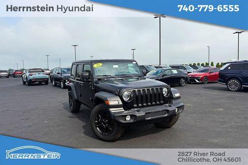 Black Clearcoat 2021 Jeep Wrangler Unlimited Sport Altitude
