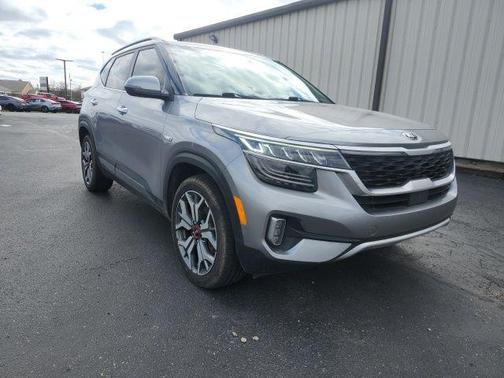 Steel Gray 2021 Kia Seltos SX Turbo
