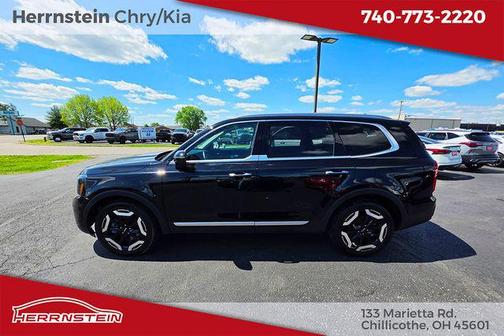 Ebony Black 2025 Kia Telluride S