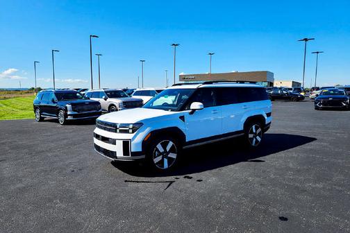 White 2027 Hyundai SANTA FE HEV Limited