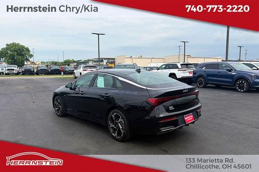 Aurora Black 2025 Kia K5 GT-Line AWD