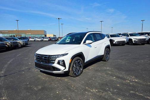 Creamy White Pearl 2026 Hyundai TUCSON Hybrid Limited