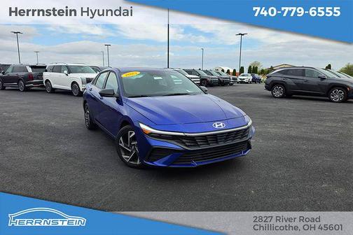 Intense Blue 2025 Hyundai ELANTRA Sport
