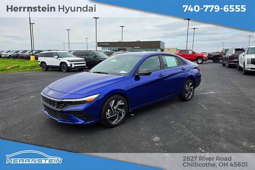 Intense Blue 2025 Hyundai ELANTRA Sport
