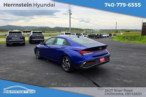 Intense Blue 2025 Hyundai ELANTRA Sport