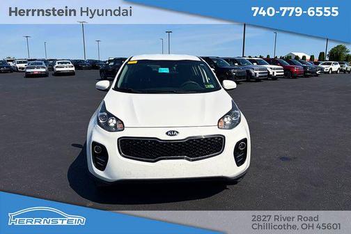Clear White 2018 Kia Sportage LX