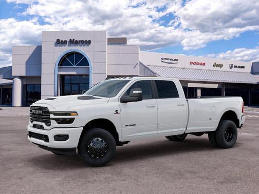 Bright White Clearcoat 2026 RAM 3500 Laramie Crew Cab 4x4 8' Box