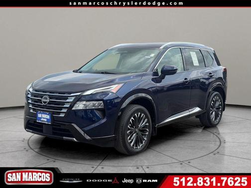 Deep Ocean Blue Pearl 2025 Nissan Rogue Platinum