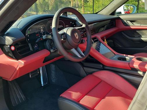 White 2025 Porsche Taycan GTS