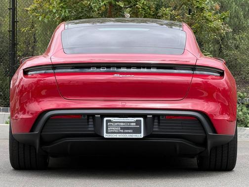 Carmine Red 2024 Porsche Taycan