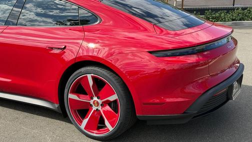 Carmine Red 2024 Porsche Taycan