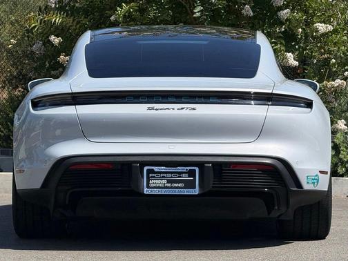 Ice Grey Metallic 2024 Porsche Taycan GTS
