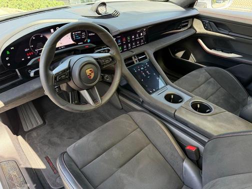 Ice Grey Metallic 2024 Porsche Taycan GTS