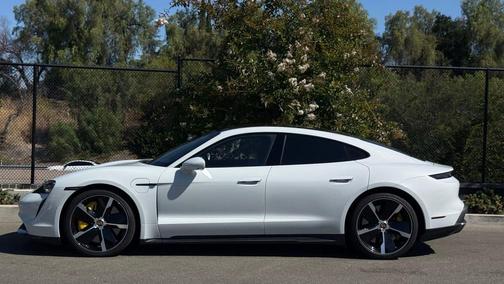 Chalk 2021 Porsche Taycan Turbo S