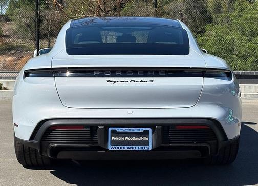 Ice Grey Metallic 2024 Porsche Taycan Turbo S
