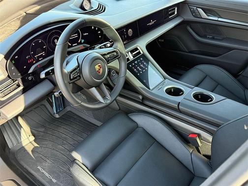 Ice Grey Metallic 2024 Porsche Taycan Turbo S