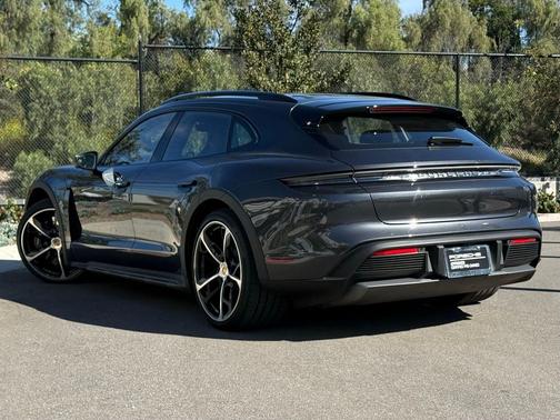 Volcano Grey Metallic 2025 Porsche Taycan 4S