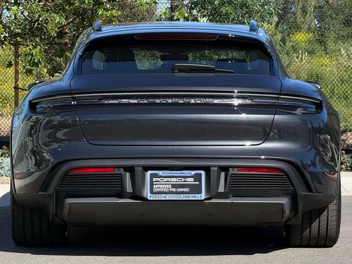 Volcano Grey Metallic 2025 Porsche Taycan 4S